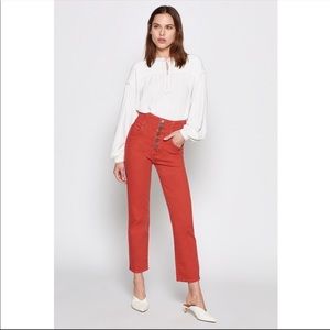 Joie LAURELLE Cropped High-waisted jean sz27